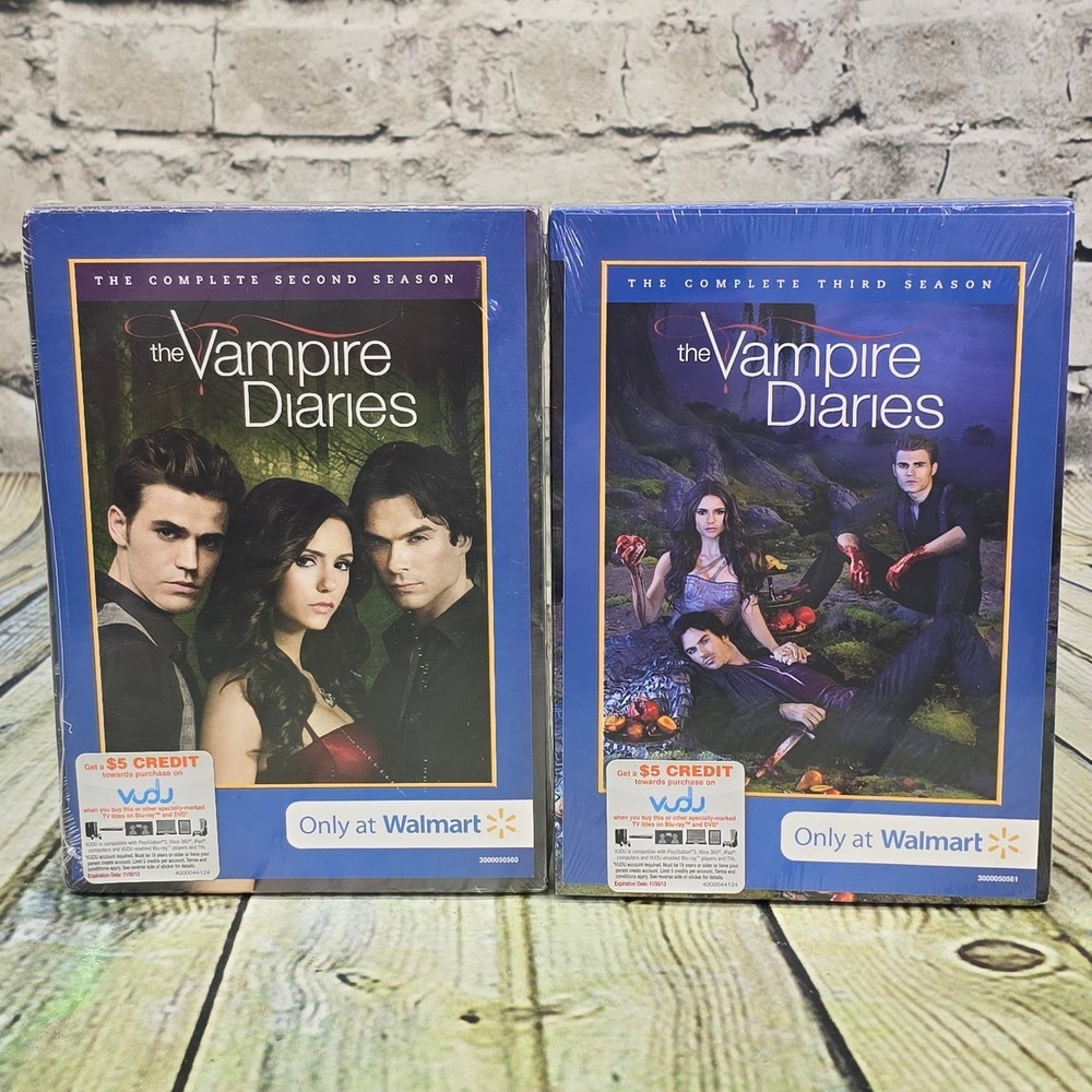 The Vampire Diaries DVD Seasons‎ 2 & 3 Walmart Exclusive New Sealed CW TV Series